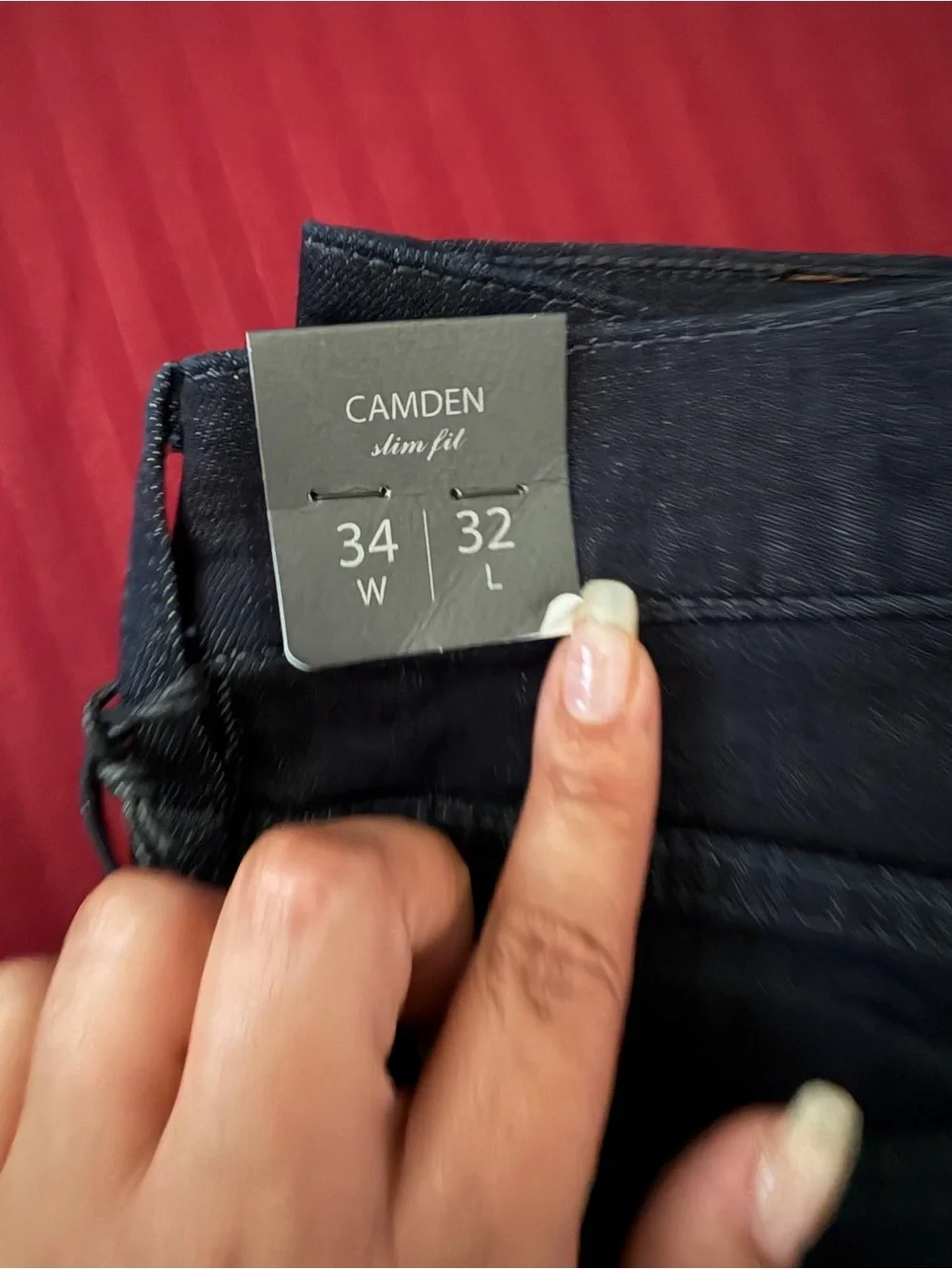 Men's Dark Indigo Straight Fit Jeans